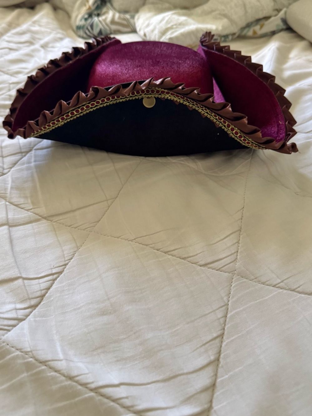 Pirate Tricorn Hat - Picture 6 of 9